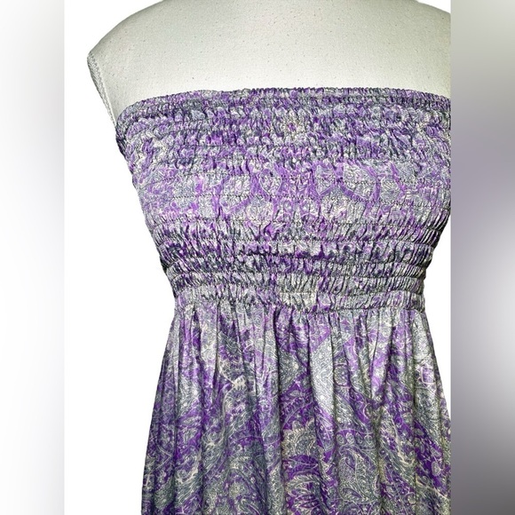 Perry Walker Collective Convertible Dress/Skirt - Purple Paisley Print - Picture 4 of 15